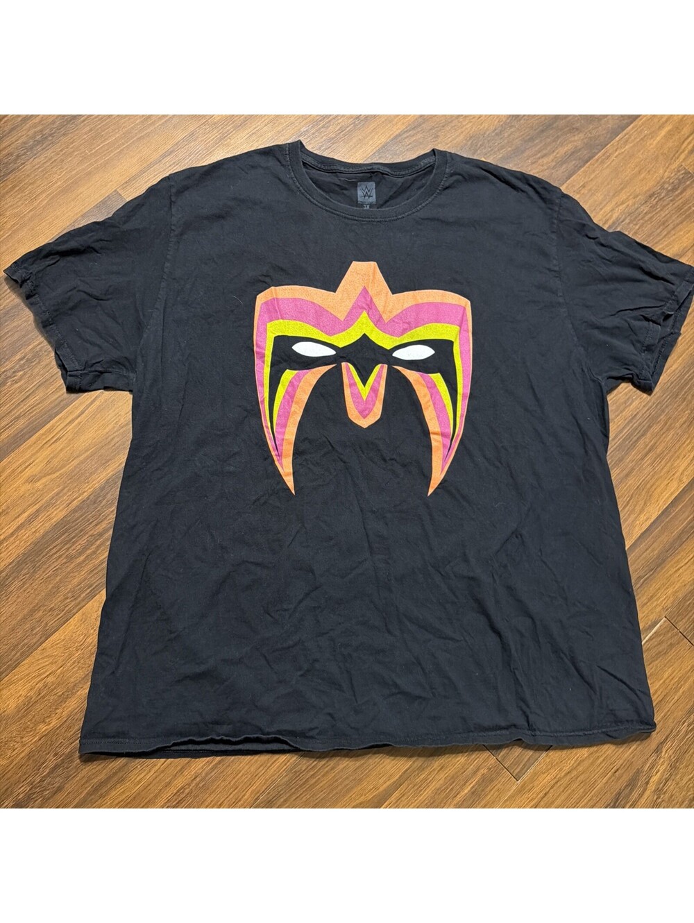 WWE Ultimate Warrior Wrestling T Shirt 3XL Always Believe Legends Mask Black
